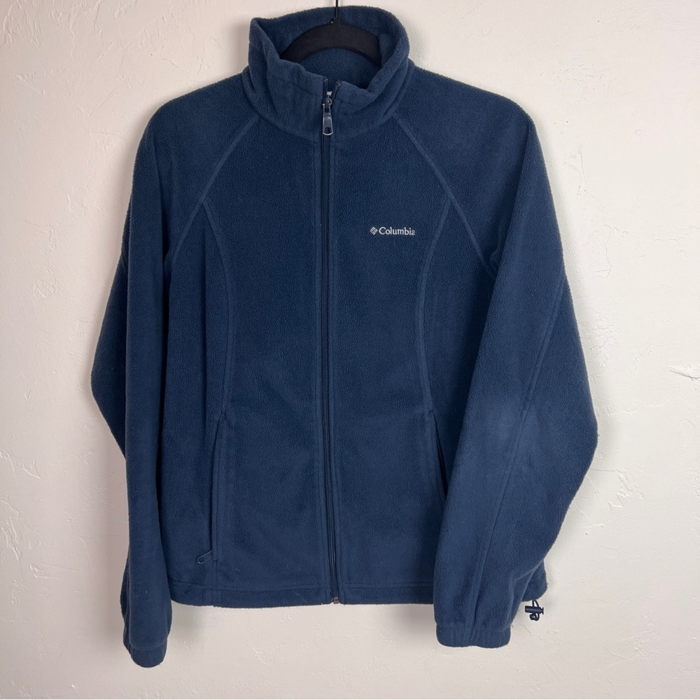 Columbia fleece jacket blue medium
